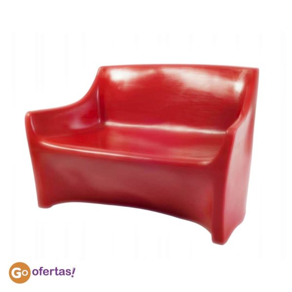 Sillón de plástico sofá 2 cuerpos polietileno goofertas 12