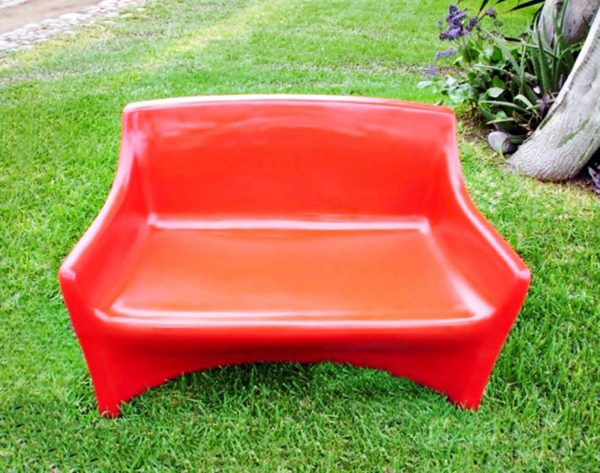 Sillón de plástico sofá 2 cuerpos polietileno goofertas 8