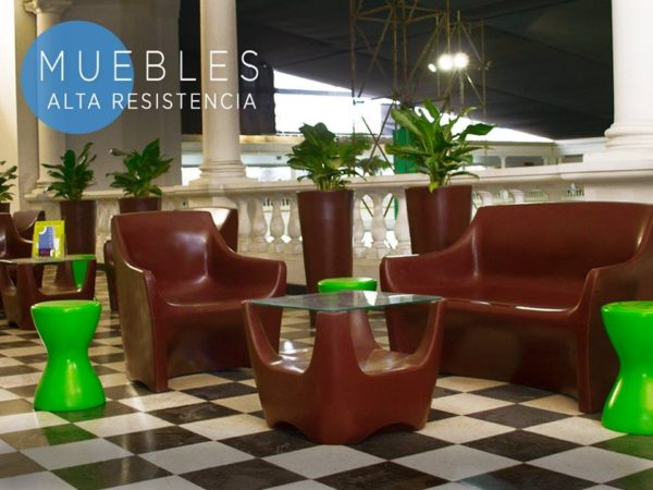 Sillón De Plástico Sofá 2 Cuerpos (polietileno) - Imagen 12