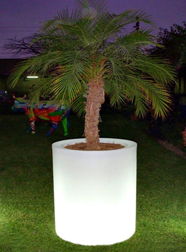 Maceta de Plástico 100 iluminada (Polietileno)