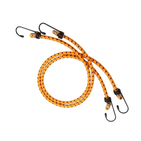 Cuerda Elastica Reforzada con Ganchos Metalicos Multiuso 2 juegos 90cm TOLSEN goofertas 2