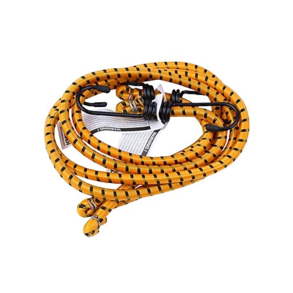 Cuerda Elastica Reforzada con Ganchos Metalicos Multiuso 2 juegos 90cm TOLSEN goofertas 3