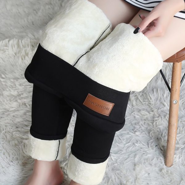 Leggins térmicos cálidos con forro polar pantalón para mujer goofertas 8