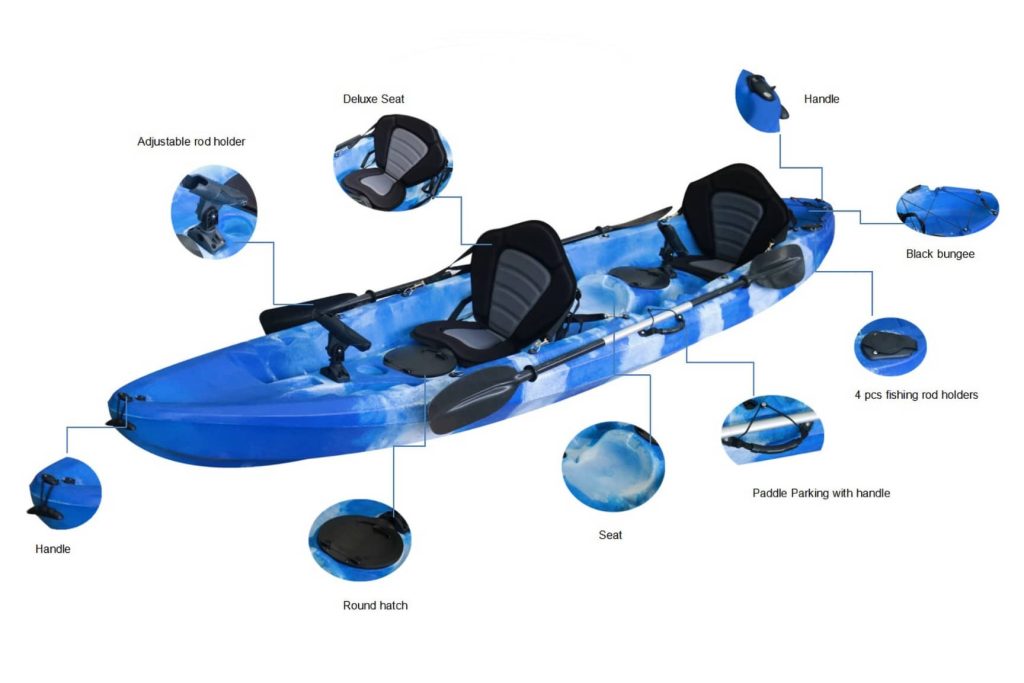 Kayak Mariner para 2 personas Gravital JP-DK06-B goofertas 2